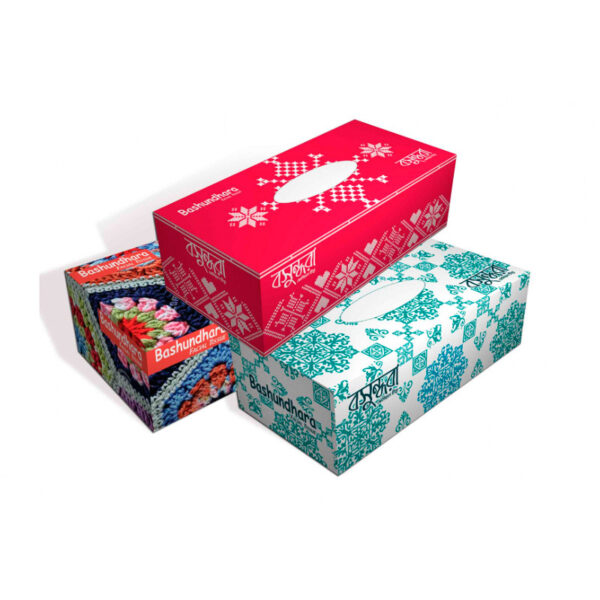 Bashundhara Facial Tissue 120 Pcs X2 Ply Sheet