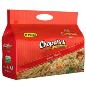 Chopstick Instant Noodles Yami Masala (Free Surprise Gift): 08 pack