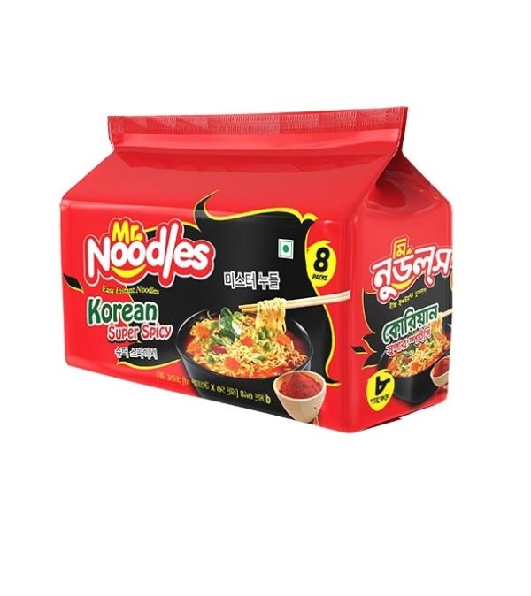 Mr.Noodles Korean Super Spicy: 8 pack - Aamader Bazar