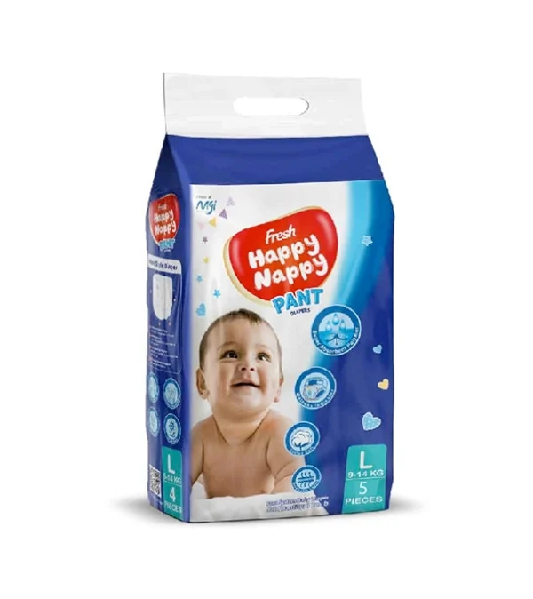 happy nappy diaper 34 pcs L size